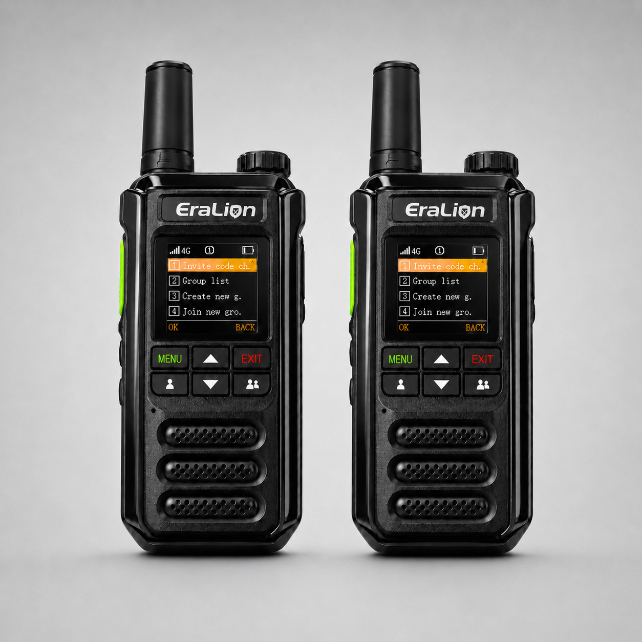 EraLion H18 4G LTE PoC PTT Radios 2-Pack | Business-Grade Push-to-Talk Radio for Warehouses & Teams